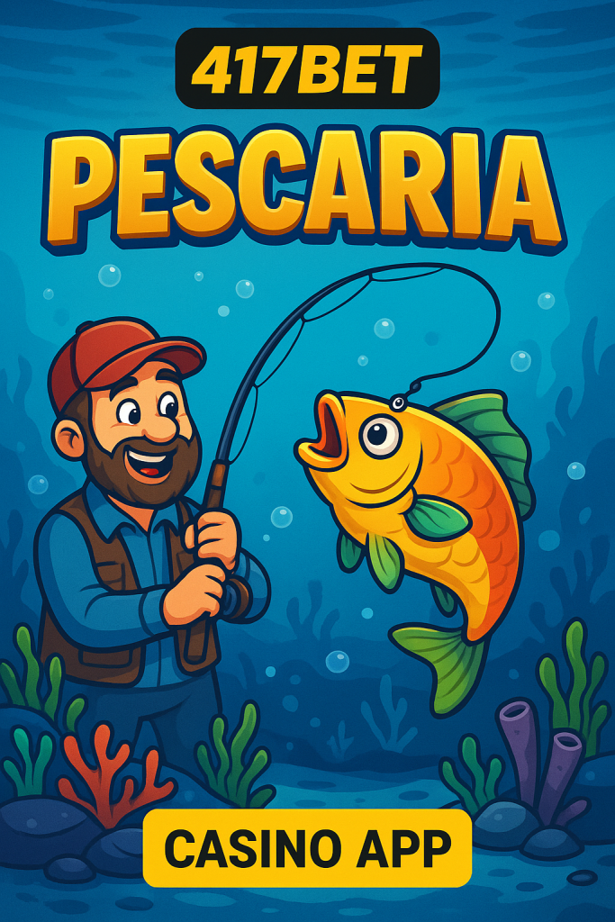 Jogador mirando em peixes no jogo de pescaria