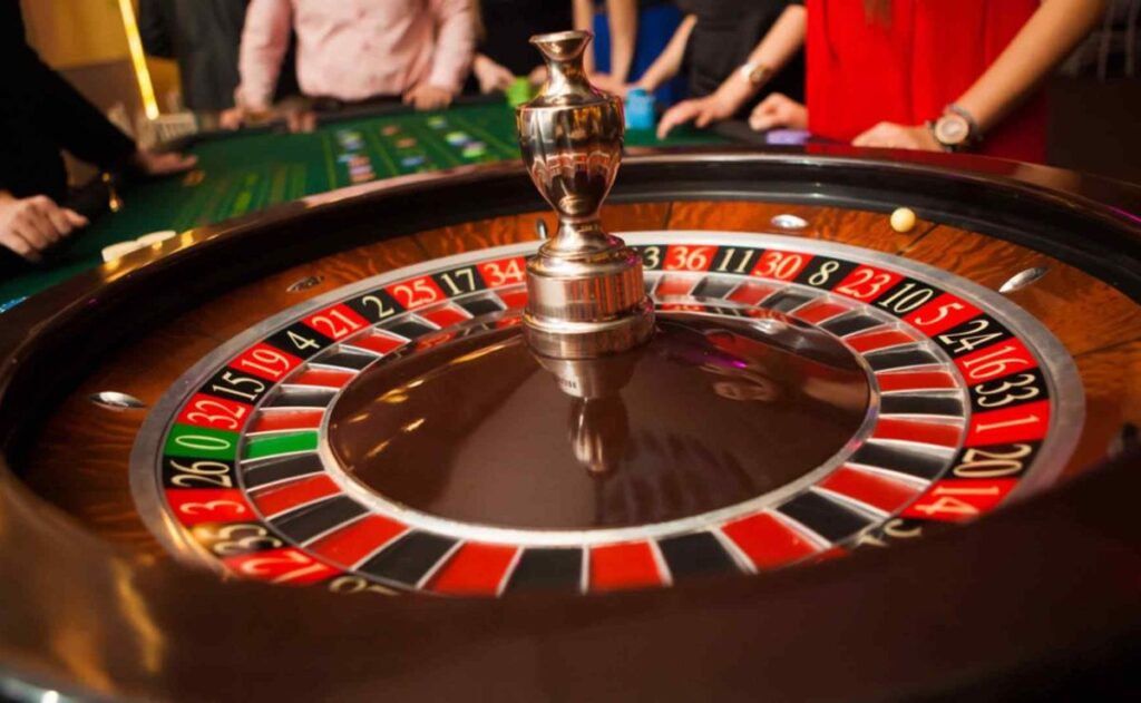 Tela do app 417BET mostrando mesa de roleta online